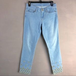 Lilly Pulitzer South Ocean Skinny Crop size 4